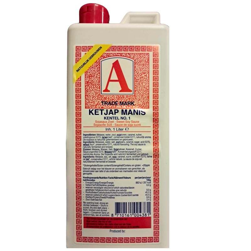 A Trade Ketjap Manis (Sweet Soy Sauce) - 1L-Global Food Hub