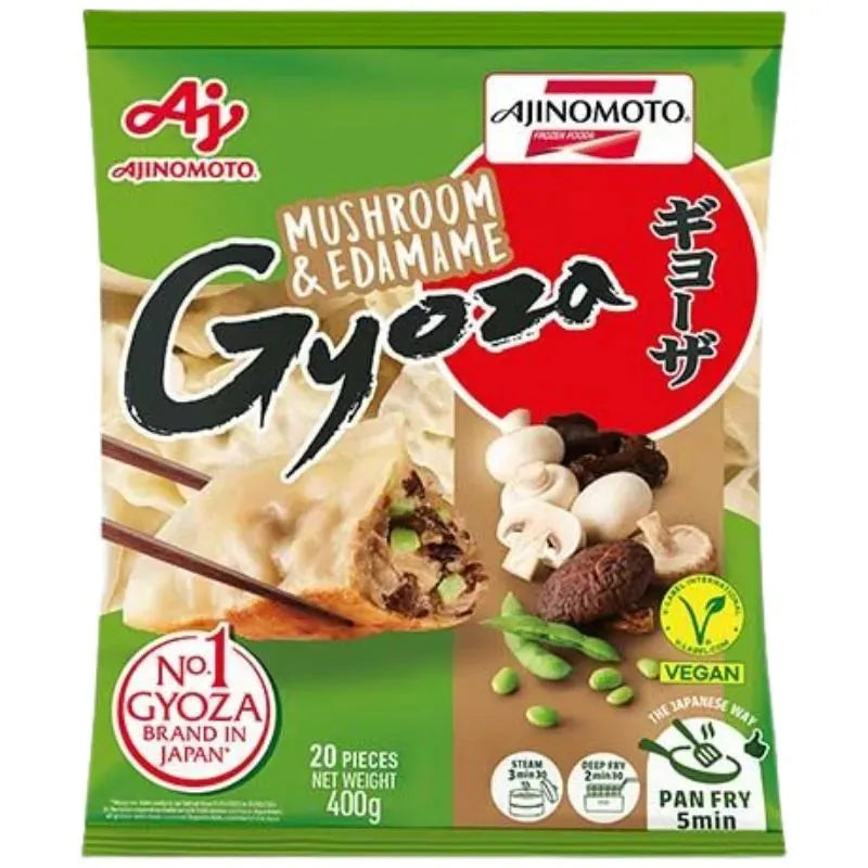 Ajinomoto Frozen Mushroom & Edamame Gyoza - 400g-Global Food Hub