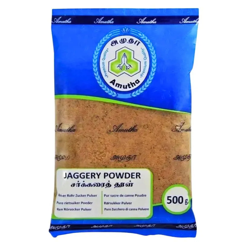 Amutha Jaggery Powder Brown - 500g-Global Food Hub