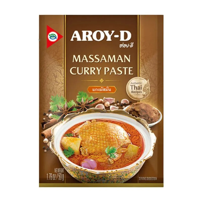 Aroy-D Massaman Curry Paste - 50g-Global Food Hub