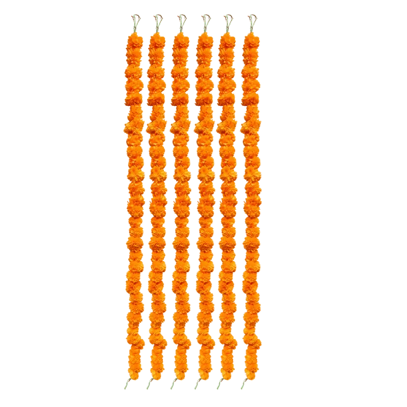 Artificial Garland 1 Pc - Dark Yellow-Global Food Hub