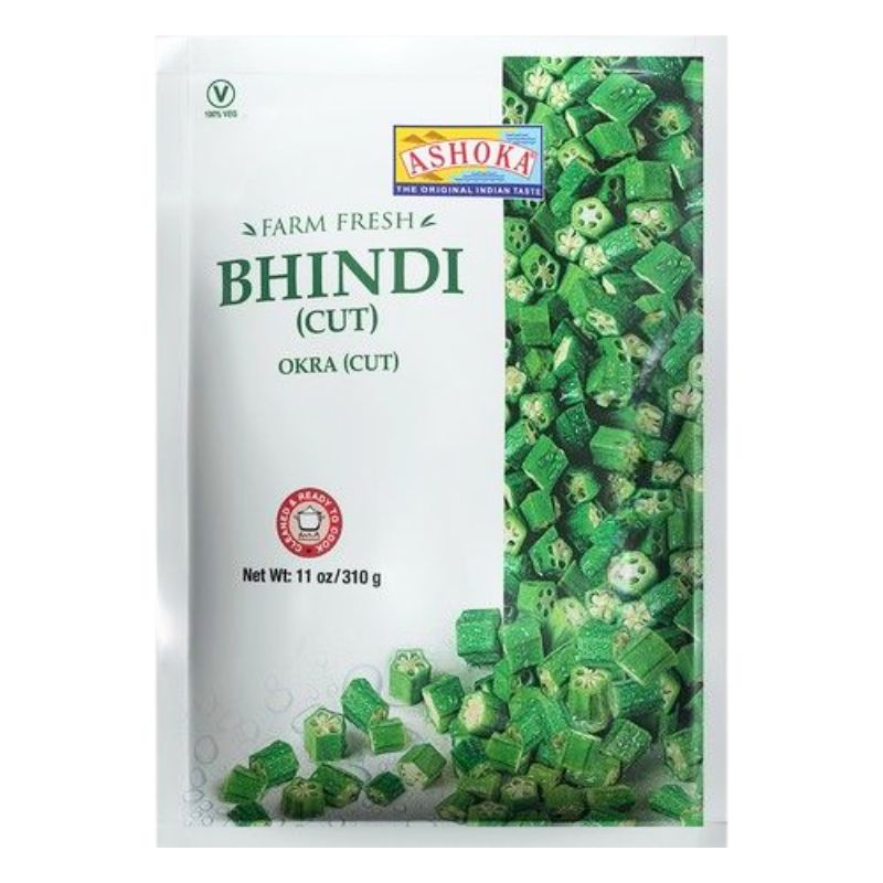 Ashoka Frozen Okra Cut Bhindi - 310g-Global Food Hub