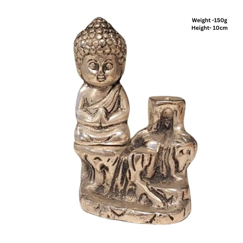 Back Flow Cone Incense Burner Buddha-Global Food Hub