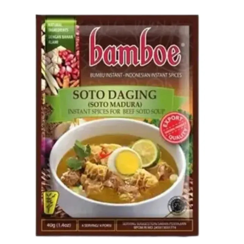 Bamboe Bumbu Soto Daging / Madura - 40g-Global Food Hub