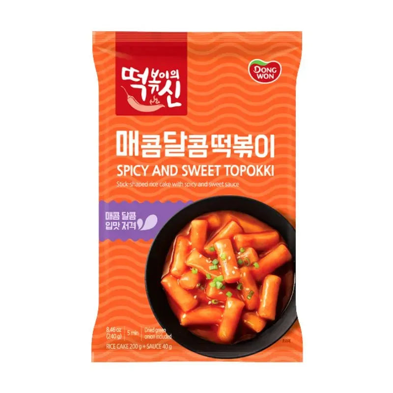 Best Before 10May'26 Dongwon Sweet and Spicy Rice Cake - 240g-Global Food Hub