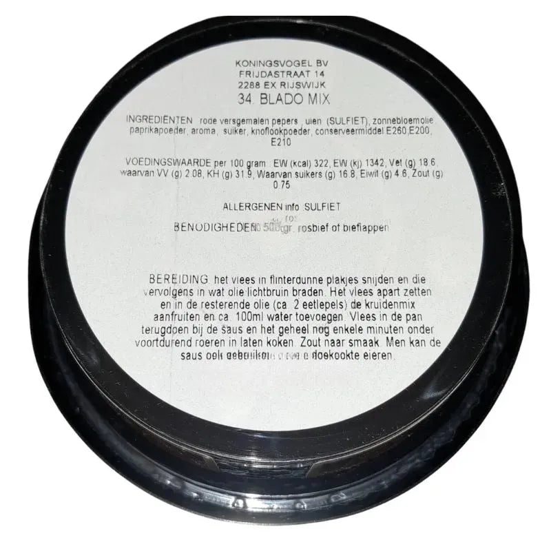 Best Before 19 December '25 Koningsvogel Boemboe Blado - 100g-Global Food Hub