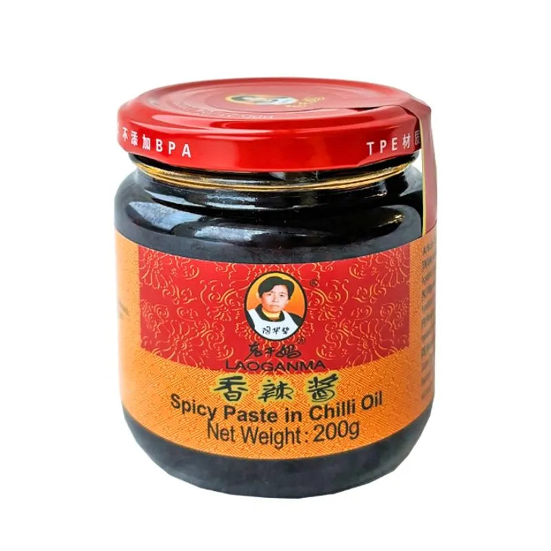Best Before 21st June'26 Lao Gan Ma - Spicy Paste In Chilli Oil 200g-Global Food Hub
