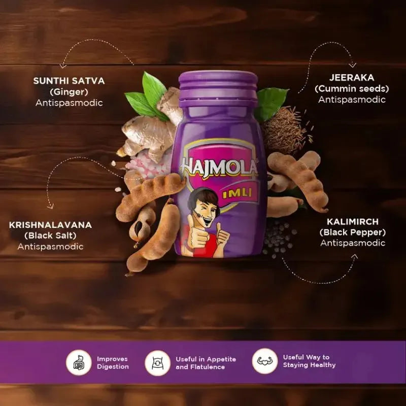 Best Before 31 Dec'25 Dabur Hajmola Imli - 120 Tablets-Global Food Hub
