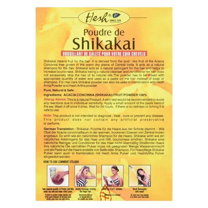Best Before 31st December'26 Hesh Shikakai Powder - 100g-Global Food Hub