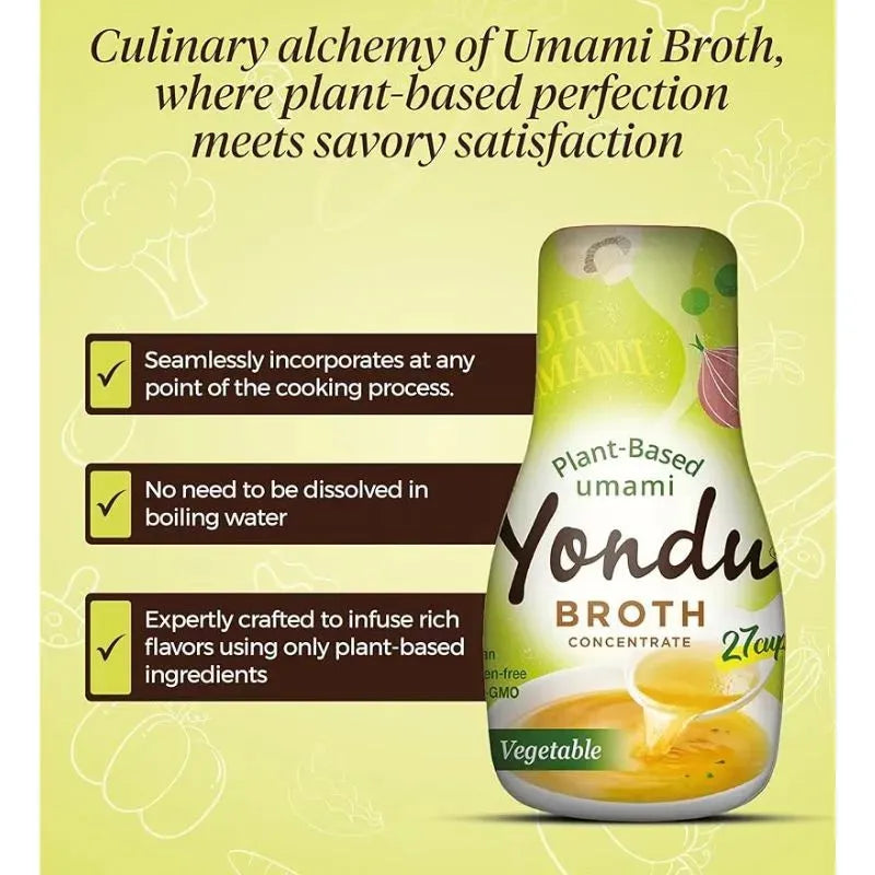 Best Before 31st December'26 SEMPIO-Yondu Umami Broth Concentrate Vegetable - 275ml-Global Food Hub