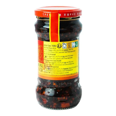 Best Before 9th December'26 Lao Gan Ma - Chicken Flavour Chilli Oil 280g-Global Food Hub