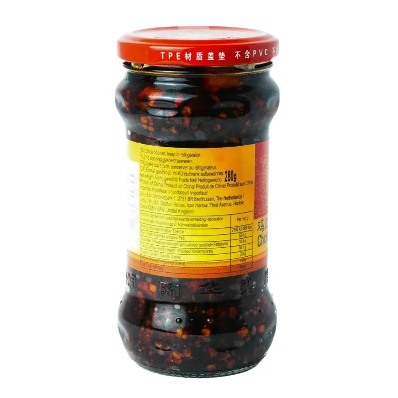 Best Before 9th December'26 Lao Gan Ma - Chicken Flavour Chilli Oil 280g-Global Food Hub