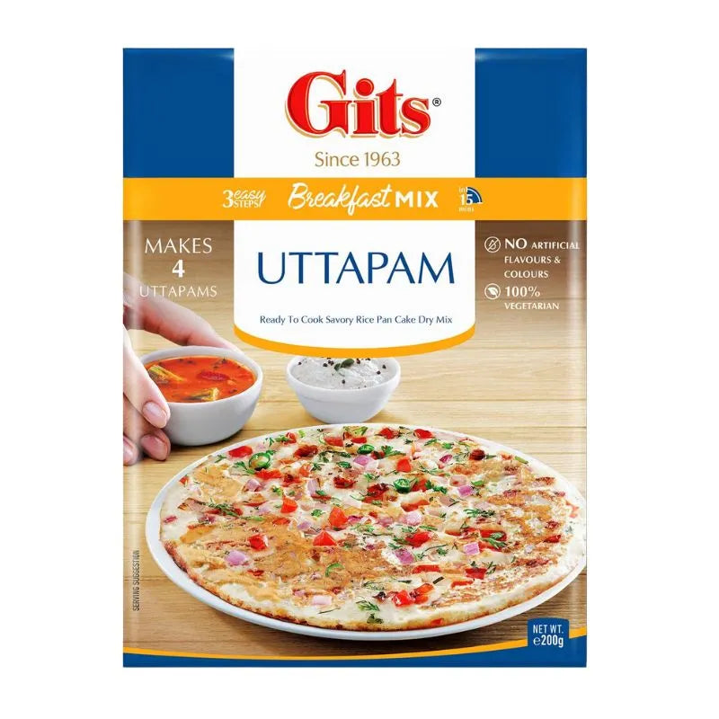 Best Before June'25 Gits Uttappam Mix - 200g-Global Food Hub