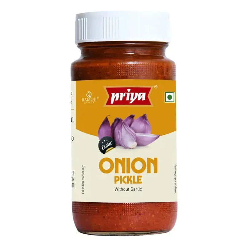 Best Before September '25 - Priya Onion Pickle - 300g-Global Food Hub