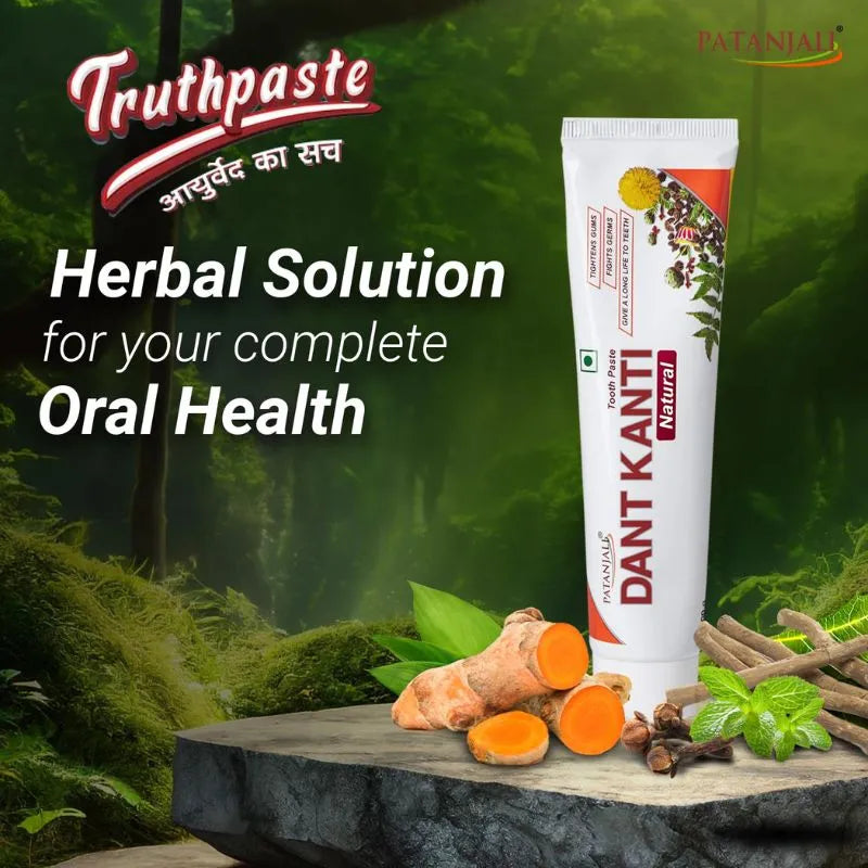 Best before end August 2026 - Patanjali Toothpaste Dant Kanti - 100g-Global Food Hub