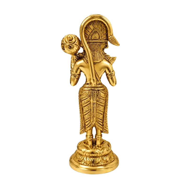 Brass Hanuman- Standing-Global Food Hub