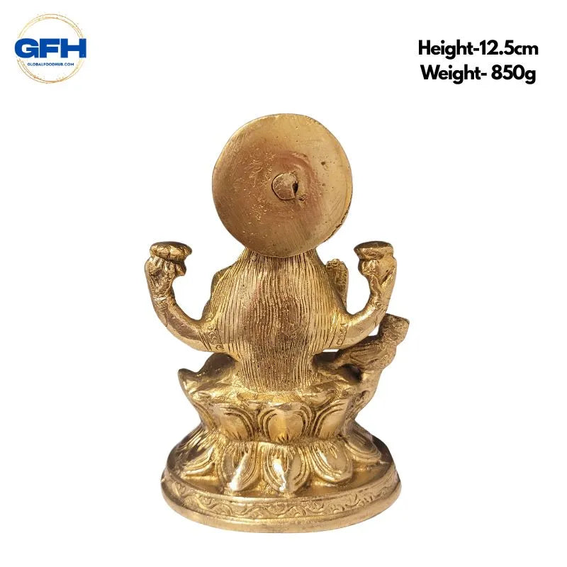 Brass Lakshmi Statue-Global Food Hub
