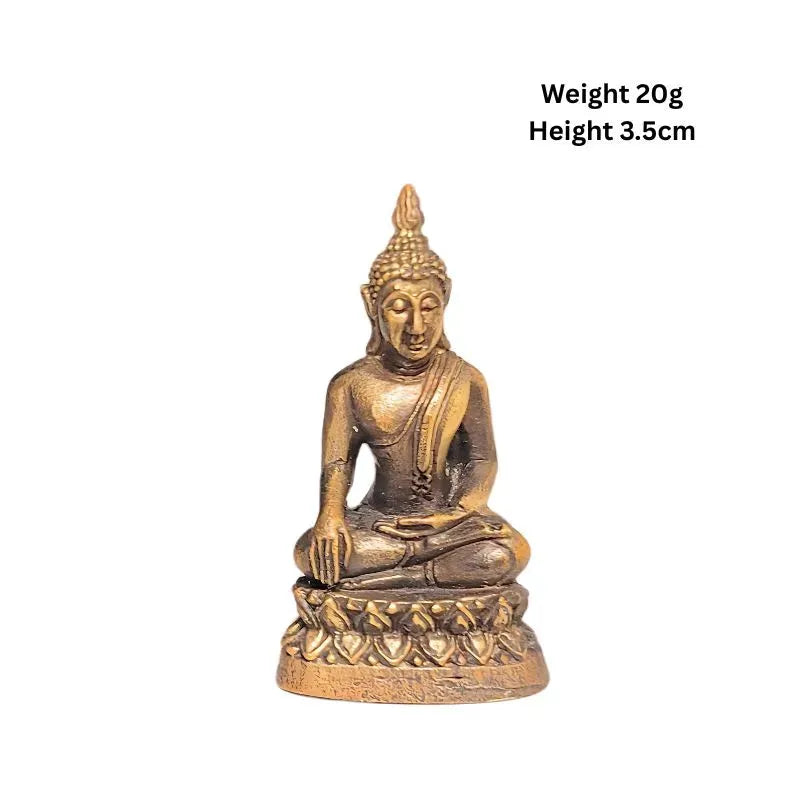 Brass Mini Buddha-Global Food Hub