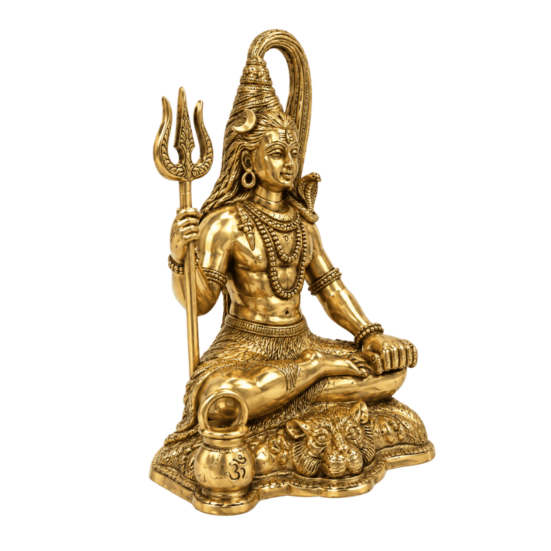 Brass Shiva Statue-Global Food Hub