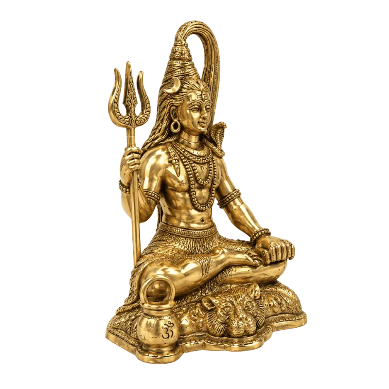 Brass Shiva Statue-Global Food Hub