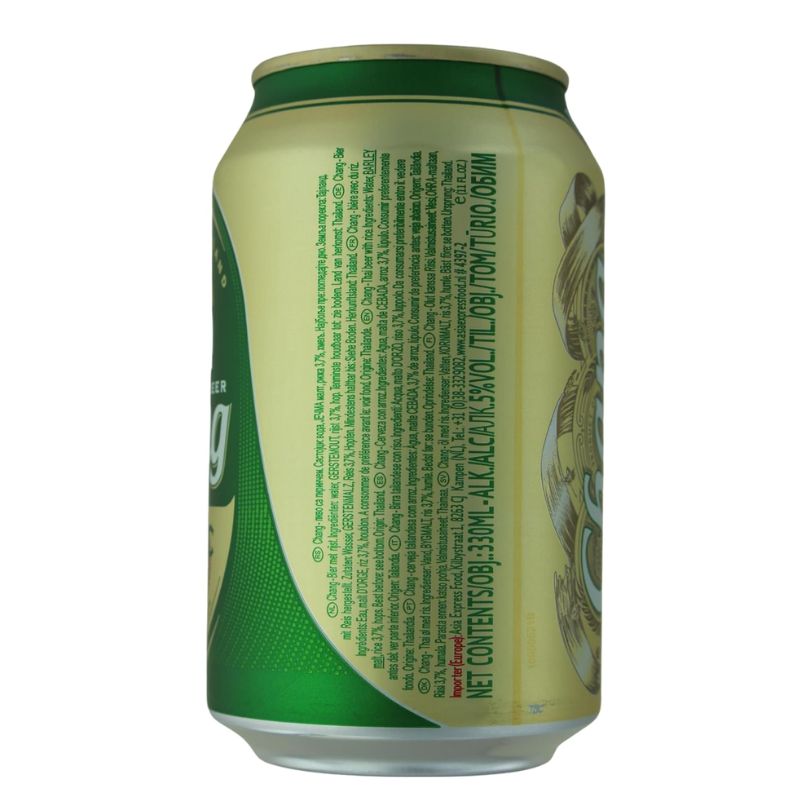 CHANG Beer 5% ALC. - PLATO 11.1 330ML CAN-Global Food Hub