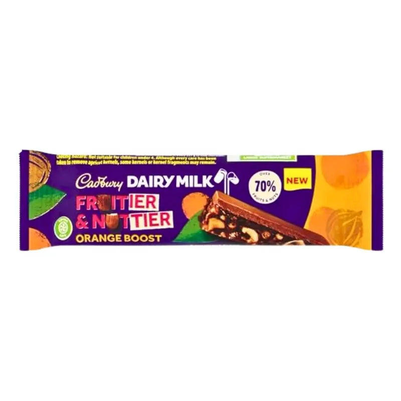 Cadbury Dairy Milk Fruitier & Nuttier Orange Boost - 40g-Global Food Hub