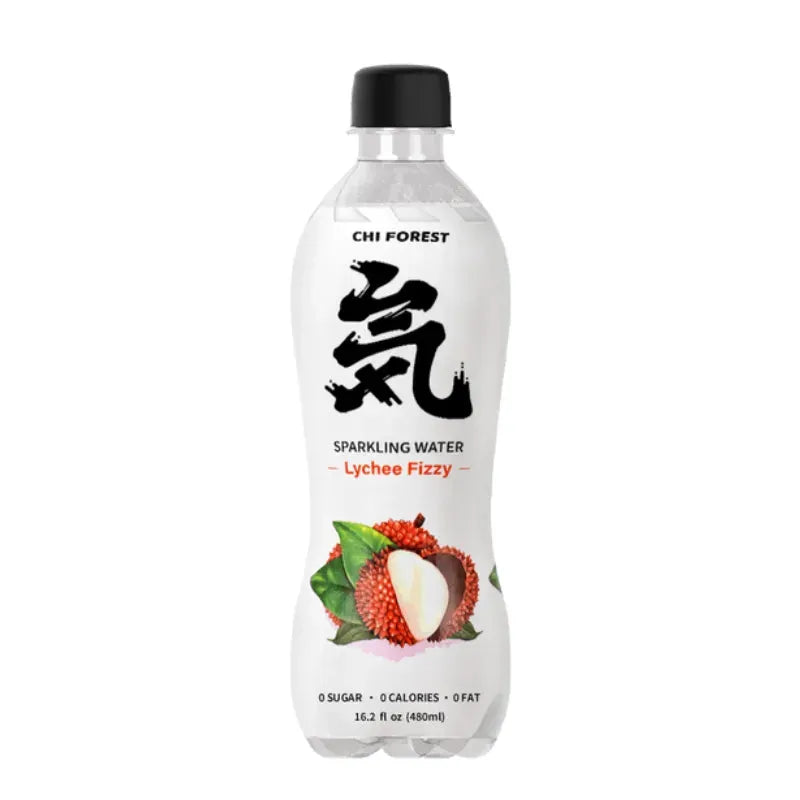 Chi Forest Sparkling Water Lychee Fizzy - 480ml-Global Food Hub