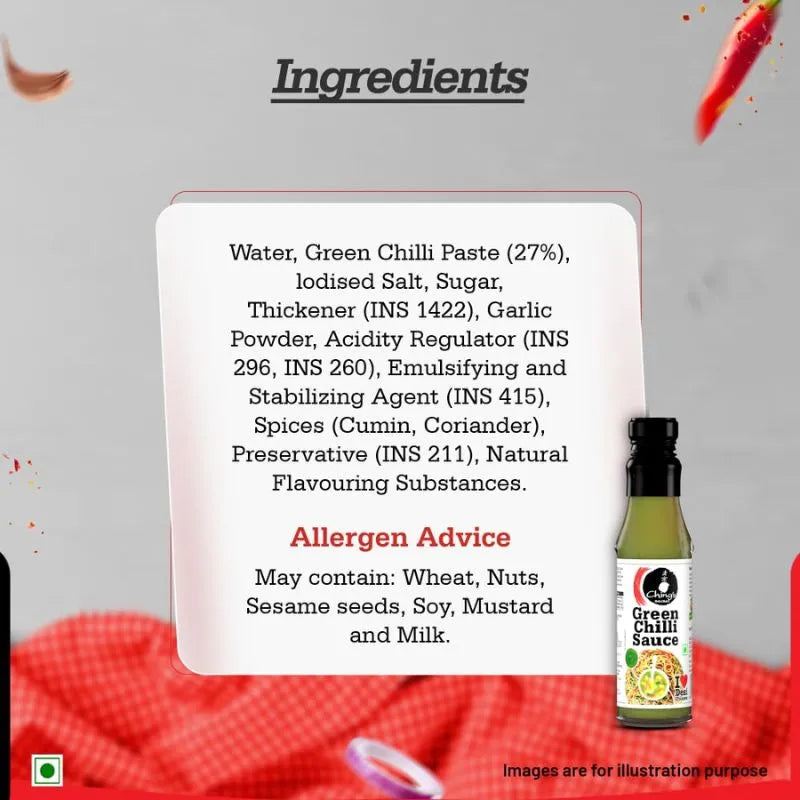 Chings Green Chilli Sauce - 190g-Global Food Hub