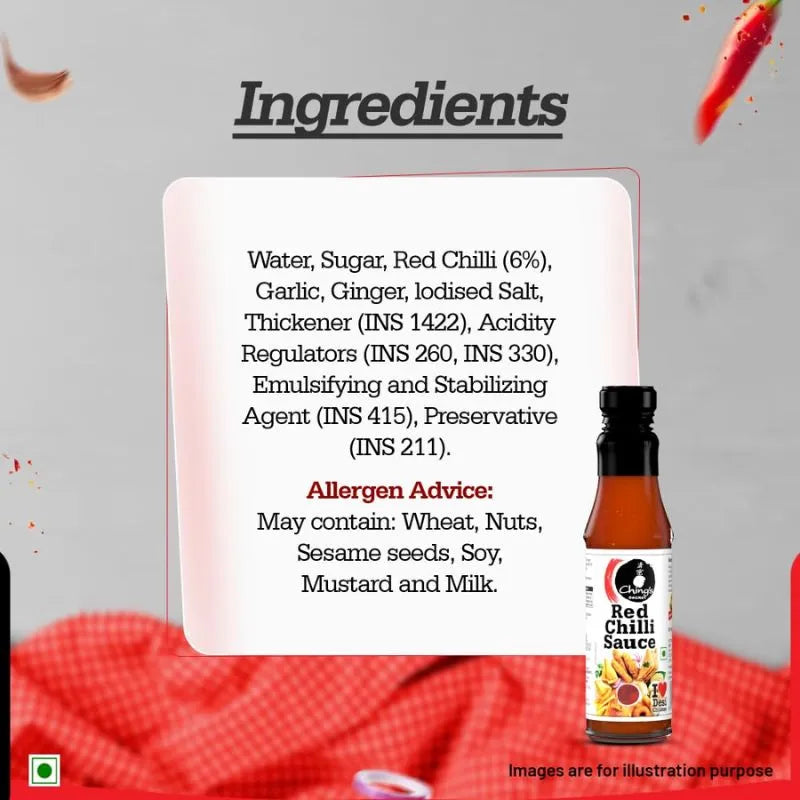 Chings Red Chilli Sauce - 200g-Global Food Hub