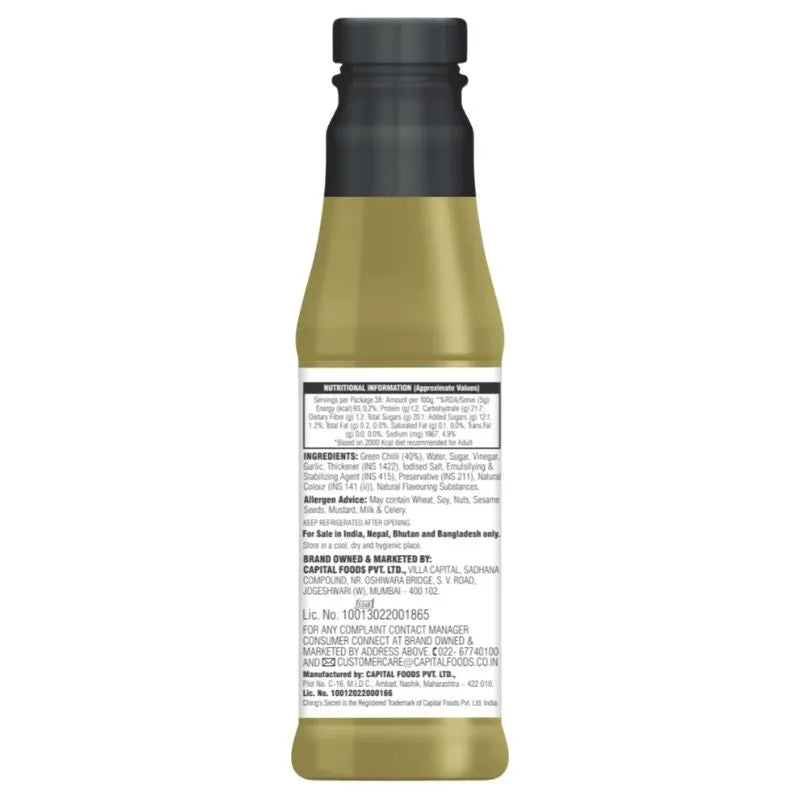 Ching's Sriracha Green Chilli Sauce - 190g-Global Food Hub