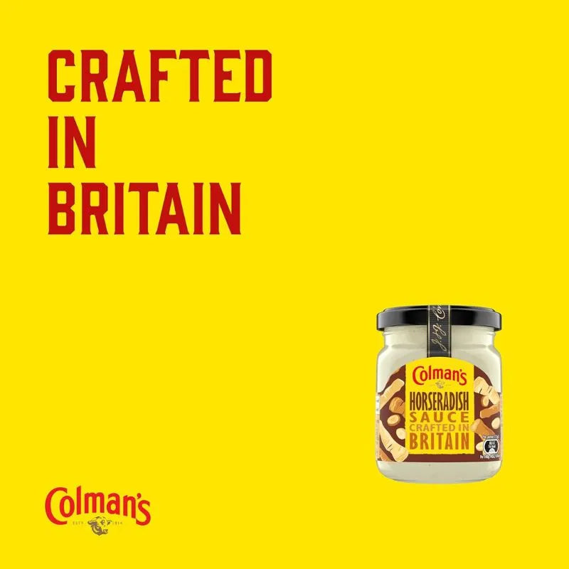 Colman's Horseradish Sauce Crafted in Britain - 136g-Global Food Hub
