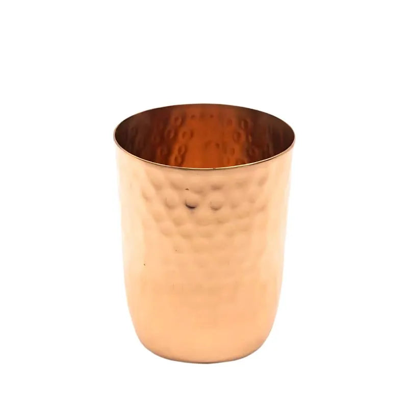 Copper Cup Decoration Hammered - 350ml-Global Food Hub