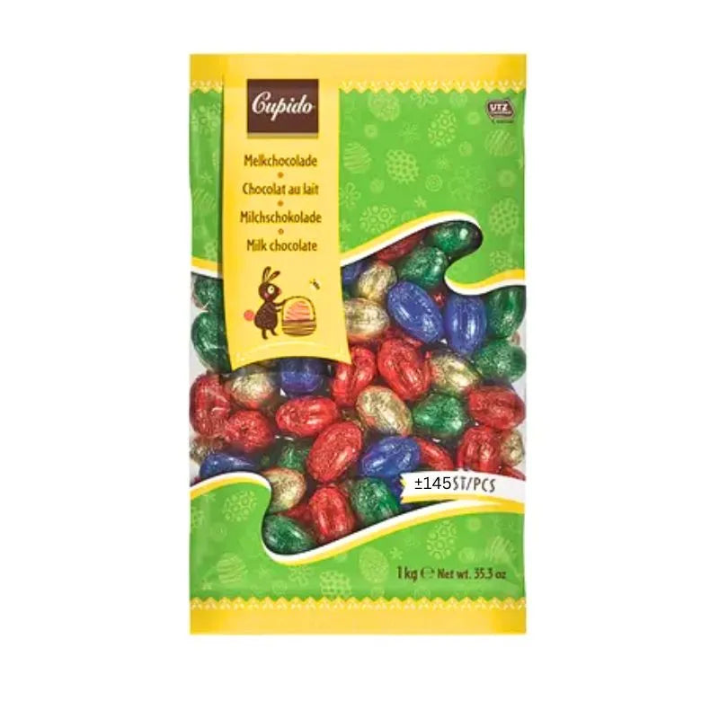 Cupido - Milk Chocolate Easter Eggs- 1Kg-Global Food Hub