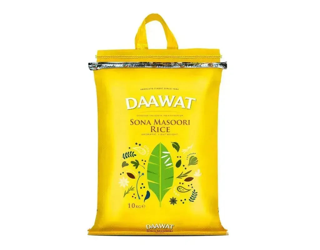Daawat - 10kg Sona Masoori Rice - 10Kgs-Global Food Hub