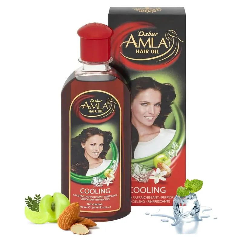 Dabur Amla Cooling Hair Oil - 200ml-Global Food Hub