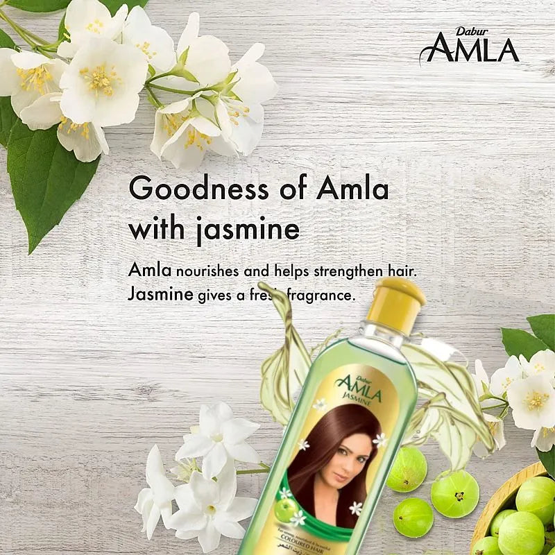 Dabur Amla Jasmine Hair Oil - 200ml-Global Food Hub