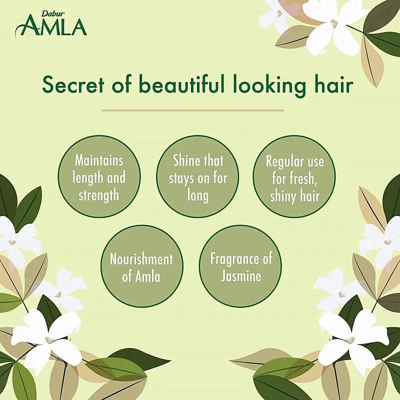 Dabur Amla Jasmine Hair Oil - 200ml-Global Food Hub