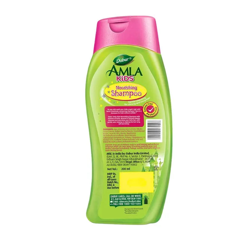 Dabur Amla Nourishing Kids Hair Shampoo - 200ml-Global Food Hub