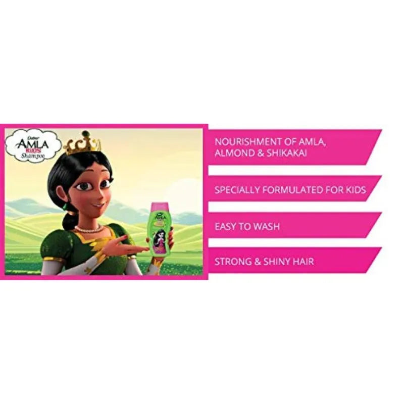 Dabur Amla Nourishing Kids Hair Shampoo - 200ml-Global Food Hub