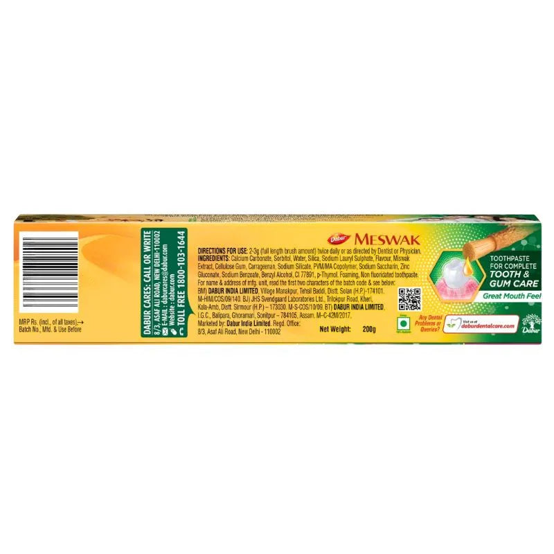 Dabur Meswak Toothpaste - 200g-Global Food Hub