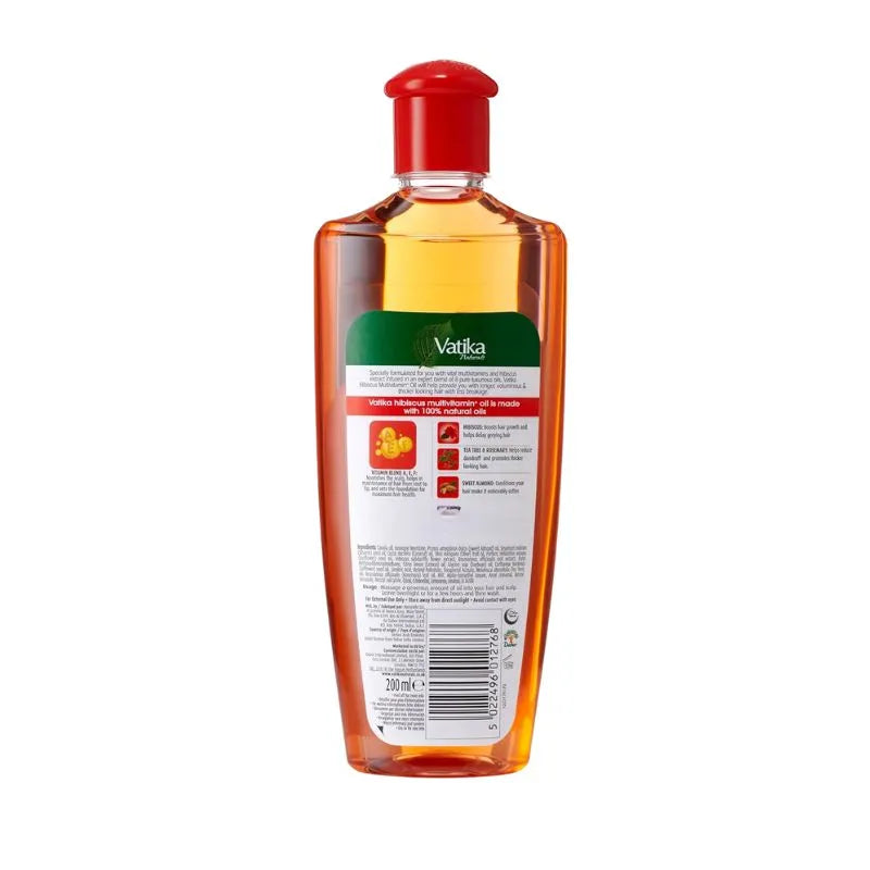 Dabur Vatika Hibiscus Hair Oil - 200ml-Global Food Hub