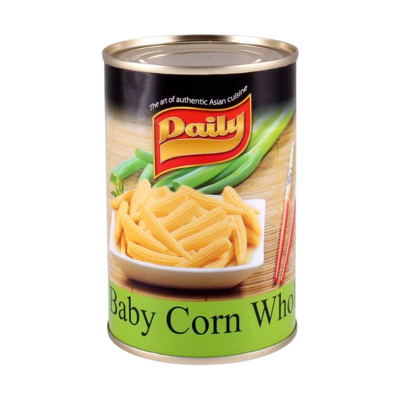 Daily Baby Corn Whole - 425g-Global Food Hub