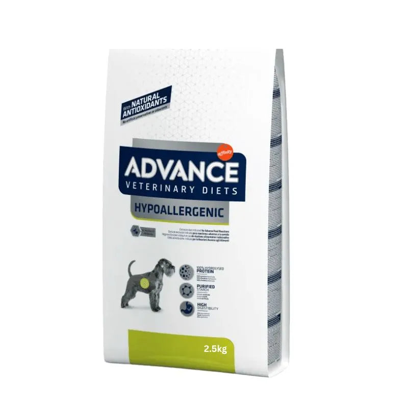 Dog Food - Advance Veterinary Diets Hypoallergenic Medium/Maxi - 2.5kg-Global Food Hub