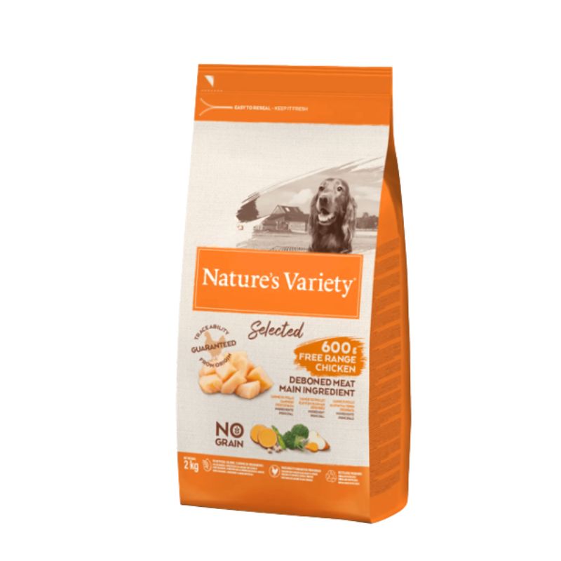 Dog Food - Nature's Variety Selected with Chicken for Medium/Maxi Adult -2kg Pack-Global Food Hub