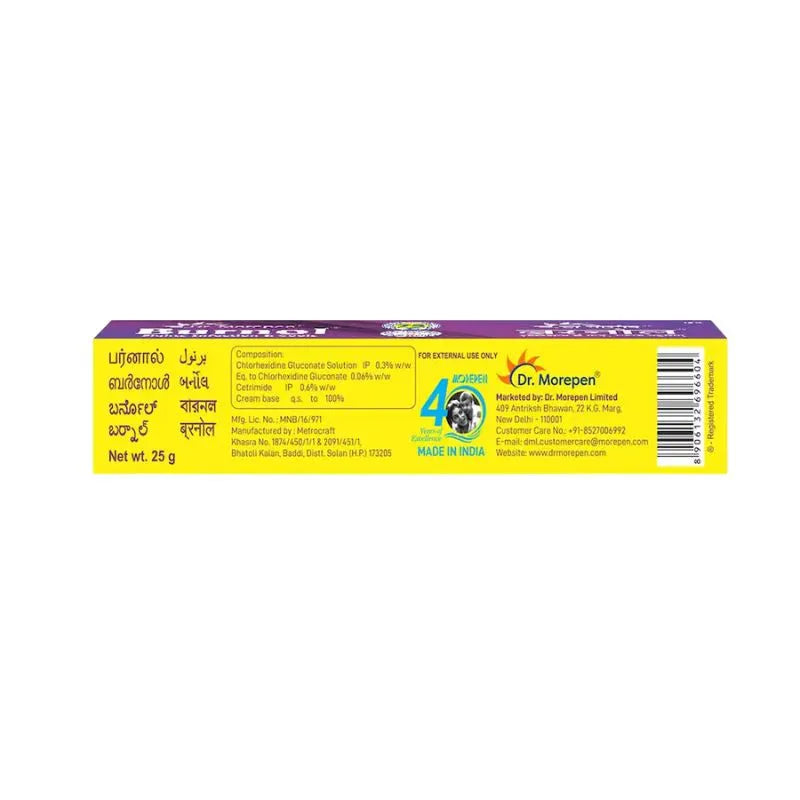 Dr. Morepen Burnol Cream - 30g-Global Food Hub