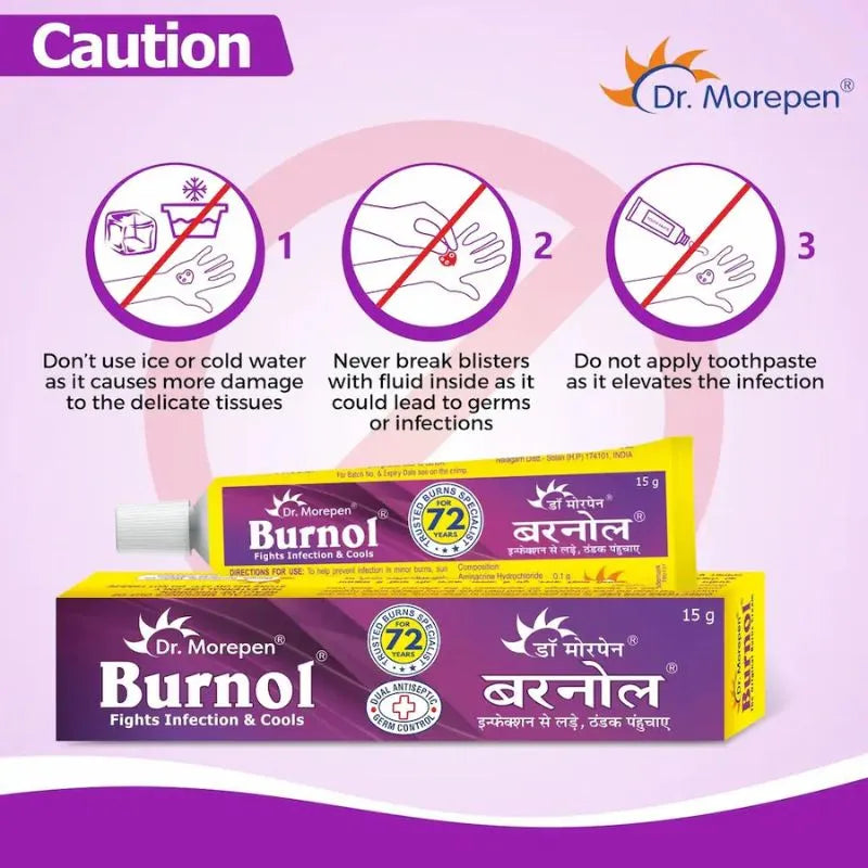 Dr. Morepen Burnol Cream - 30g-Global Food Hub