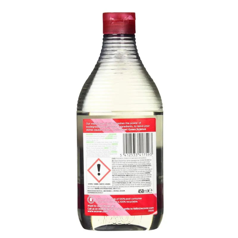 Ecover Dishwashing Liquid Grapefruit & Green Tea - 450ml-Global Food Hub
