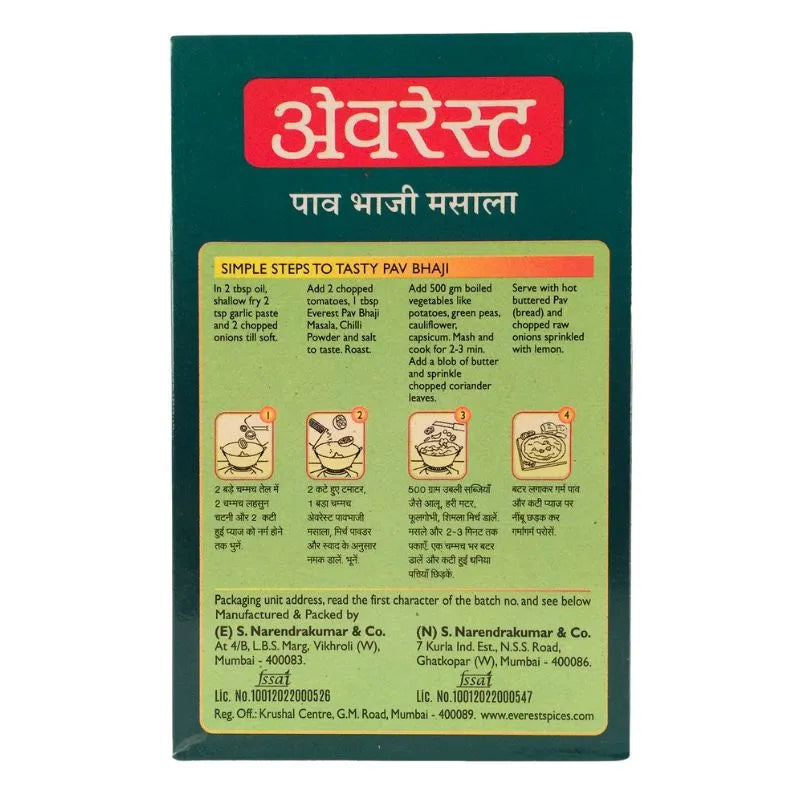 Everest Pav Bhaji masala 100g-Global Food Hub