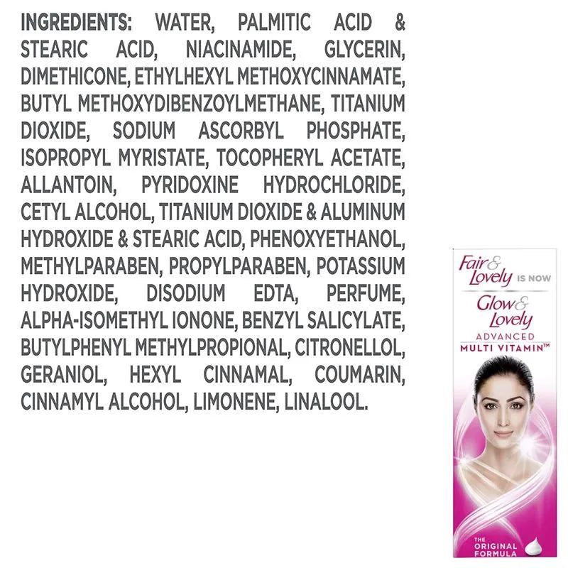 Fair and Lovely / Glow and Lovely Multivitamine Face Cream 50g-Global Food Hub
