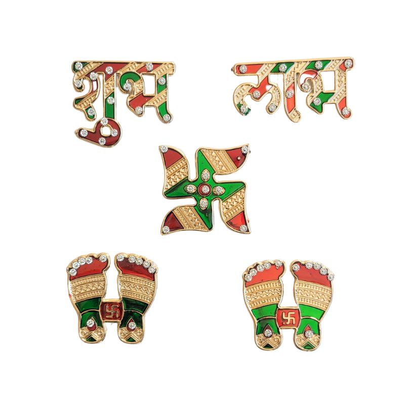 Fancy Diwali Sticker Set With Lakshmi Charan-Global Food Hub